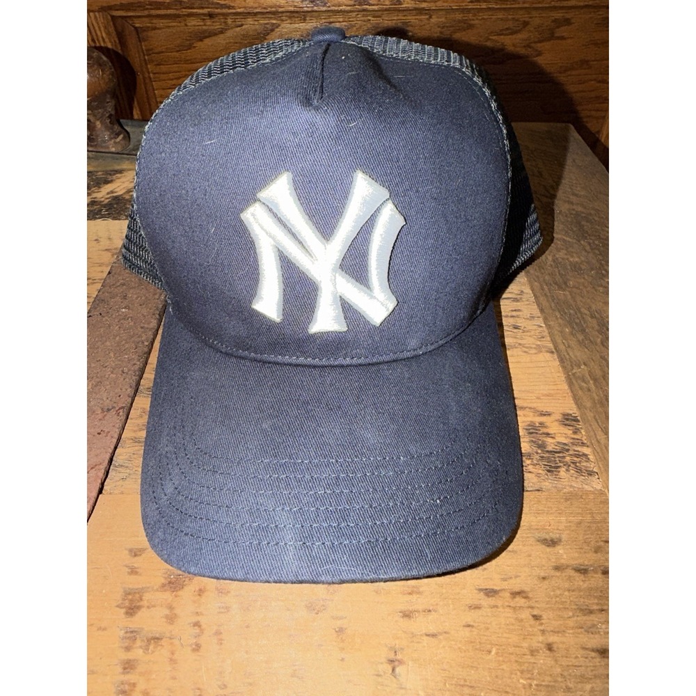 New York Yankees 47 Brand Trucker Navy Mesh Snapback Hat